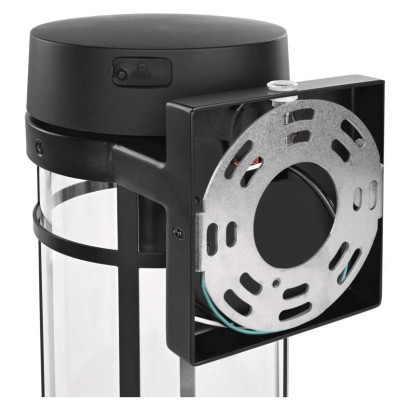 GoSmart Rotierende Outdoor IP Kamera mit WiFi und Licht IP-1300 LANTERN, schwarz