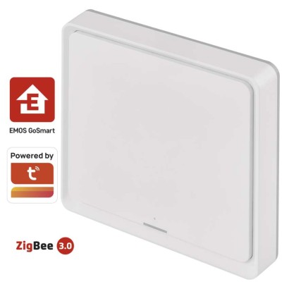 „GoSmart“ nešiojamasis scenų valdiklis IP-2001ZW, „ZigBee 3.0“, su vienu mygtuku