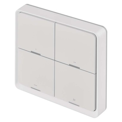 GoSmart Portabler Szenenschalter IP-2004ZW, ZigBee 3.0, 4 Tasten