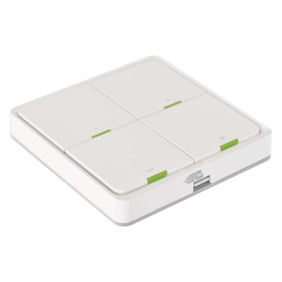 GoSmart Portabler Szenenschalter IP-2004ZW, ZigBee 3.0, 4 Tasten