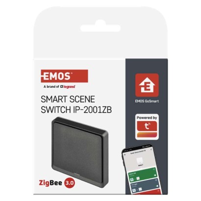 GoSmart Portabler Szenenschalter IP-2001ZB, ZigBee 3.0, 1 Taste