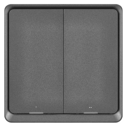 GoSmart Portabler Szenenschalter IP-2002ZB, ZigBee 3.0, 2 Tasten