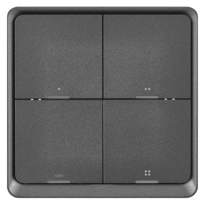 GoSmart Portabler Szenenschalter IP-2004ZB, ZigBee 3.0, 4 Tasten