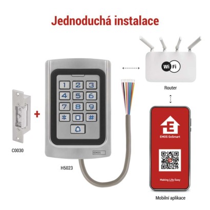 GoSmart Kódová klávesnice IP-006AX, WiFi