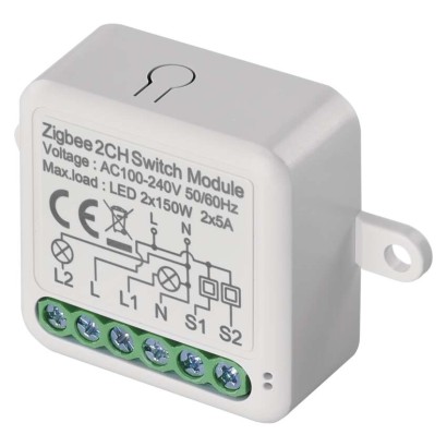 GoSmart stikalni modul IP-2102SZ, ZigBee, 2-kanalni