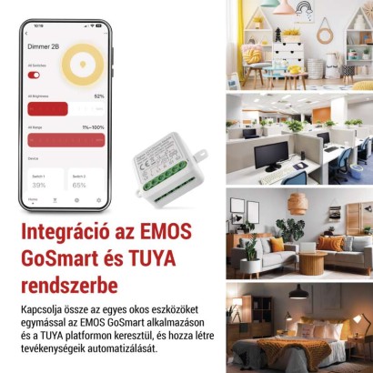 GoSmart fényerőszabályozó modul IP-2112DZ, ZigBee, 2 csatornás