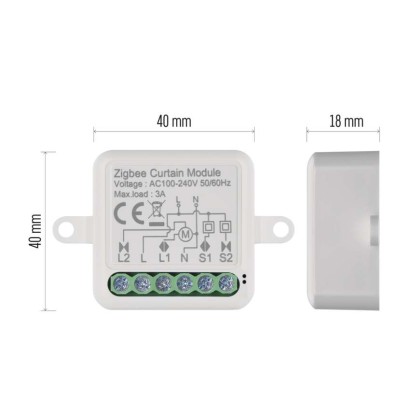 GoSmart motoros modul IP-2121CZ, ZigBee, 1 csatornás