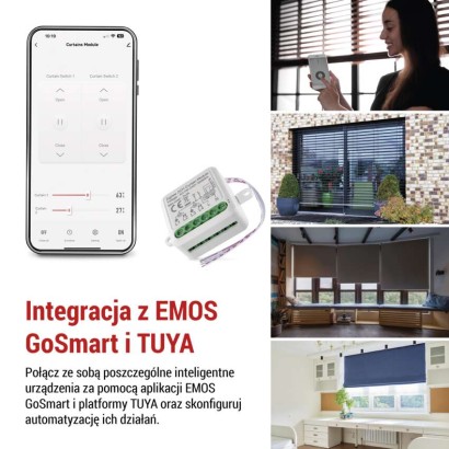 GoSmart Moduł rolety IP-2122CZ, ZigBee, 2-kanałowy
