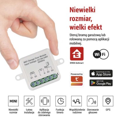 GoSmart moduł do sterowania bramą garażową IP-2131SW, WiFi