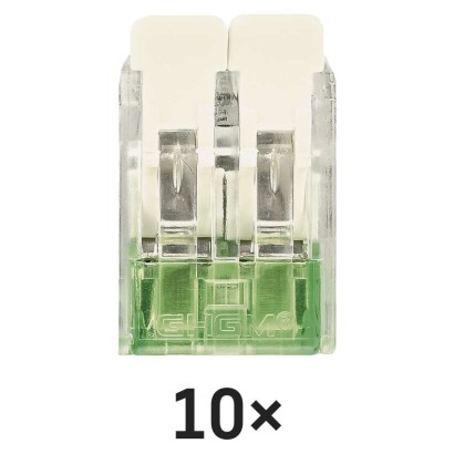Karos vezetékösszekötő 4 mm2, 10 szt