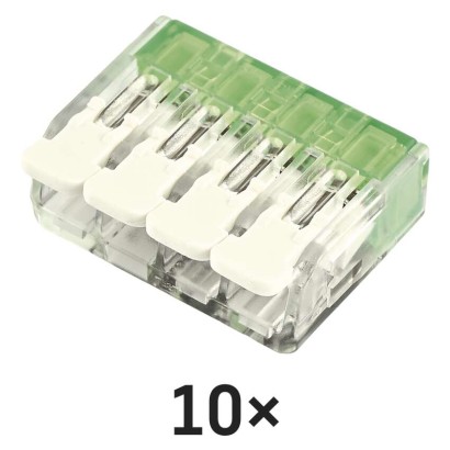 Karos vezetékösszekötő 4 mm2, 10 szt