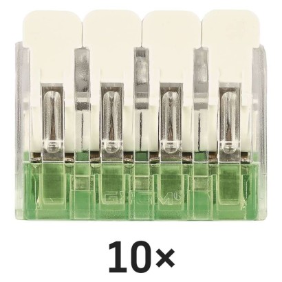 Karos vezetékösszekötő 4 mm2, 10 szt