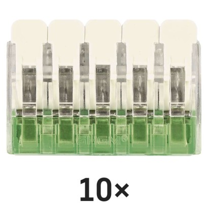 Karos vezetékösszekötő 4 mm2, 10 szt