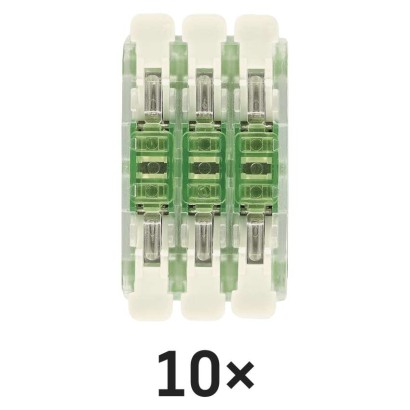 Egyenes karos vezetékösszekötő 6× 0,2–4 mm2, 10 szt