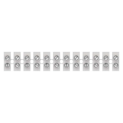 Klemmiplokk 12 x 4,0 mm valge, 10 tk