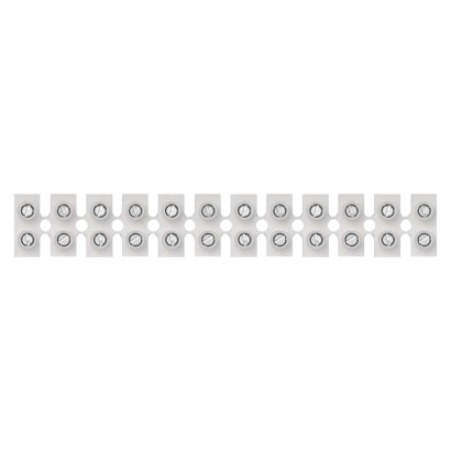 Vrstna sponka 12×16mm bela 10 kos