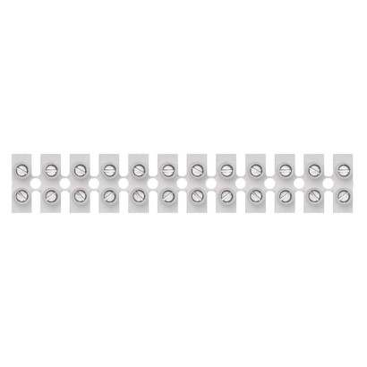 Klemmiplokk 12 x 10,0 mm valge, 1 tk