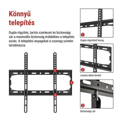 Fix TV falitartó 26-60" (65–152 cm)