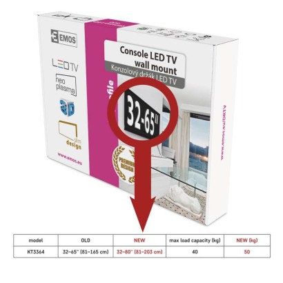 Uchwyt do telewizora z ramieniem 32–80" (81–203 cm)