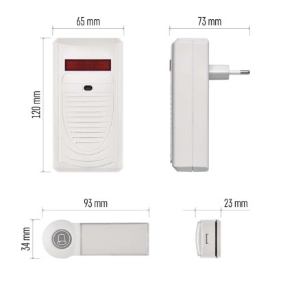 Dzwonek bezprzewodowy do drzwi P5705