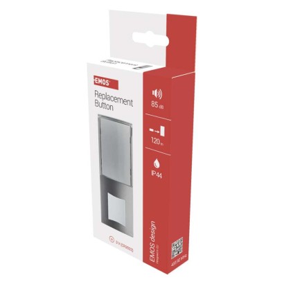 Lauko durų skambučio mygtukas, skirtas P5760, P5763, P5763R su 1x CR2032