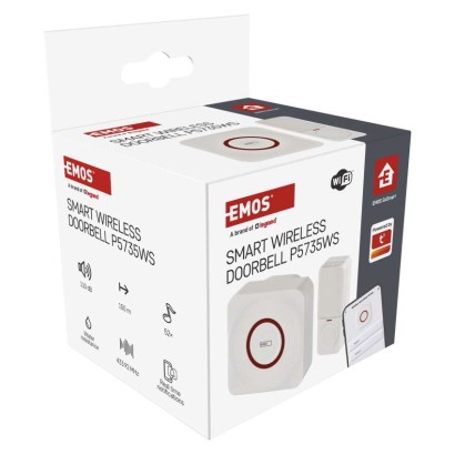 GoSmart Vezeték nélküli csengő P5735WS wifivel