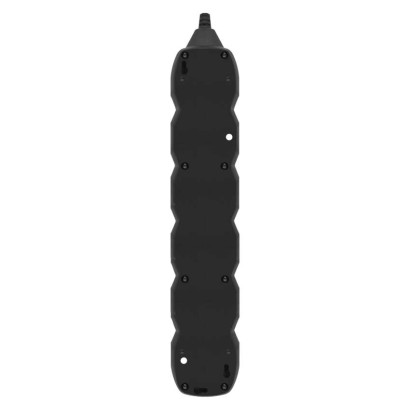 Prodlužovací kabel 3 m / 5 zásuvek / s vypínačem / černý / PVC / 1,5 mm2