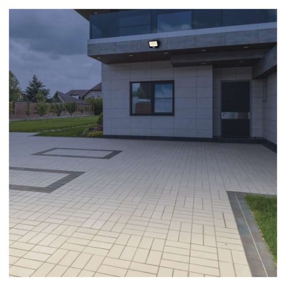 LED reflektor GLARO 100W, černý, IP65, 10000 lm, neutrální bílá