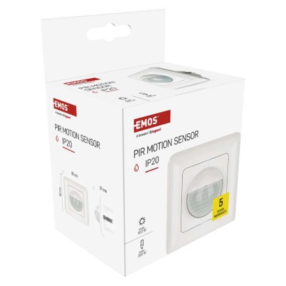 PIR senzor (pohybové čidlo) IP20 500W bílé
