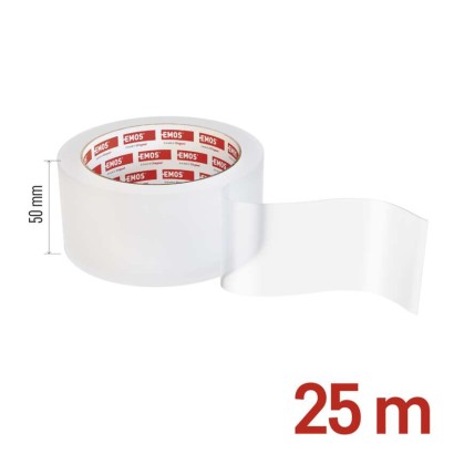Lepilni trak za popravilo polikarbonata in stekla, 25 m × 50 mm, prozoren
