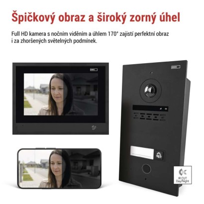 GoSmart Sada domovního videotelefonu IP-880A 2WIRE s WiFi