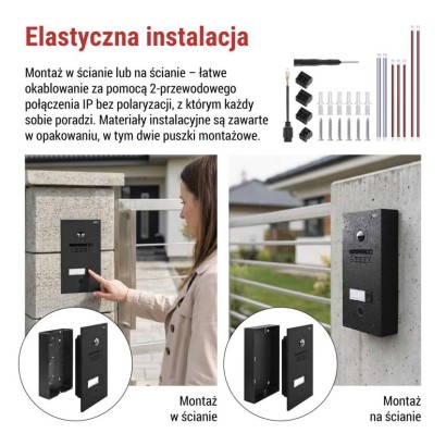 GoSmart IP-880A 2WIRE domowy wideodomofon z WiFi