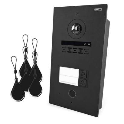 GoSmart Kameraeinheit für IP880B 2WIRE Monitor und IP-880A 2WIRE Türsprechset, 2 Tast.