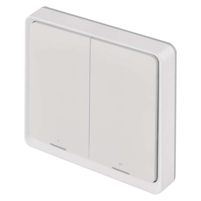 GoSmart Portabler Szenenschalter IP-2002ZW, ZigBee 3.0, 2 Tasten