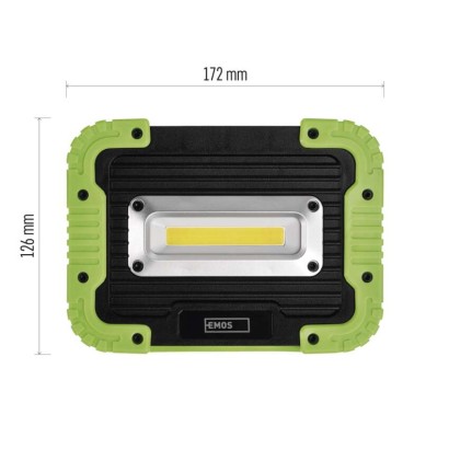 COB LED nabíjecí pracovní reflektor P4533, 1000 lm, 4400 mAh