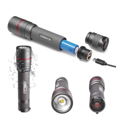 EMOS ULTIBRIGHT 80 CREE LED tölthető fém zseblámpa 600lm