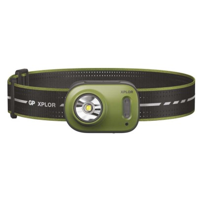 GP naglavna polnilna LED svetilka Xplor PHR17, 500 lm