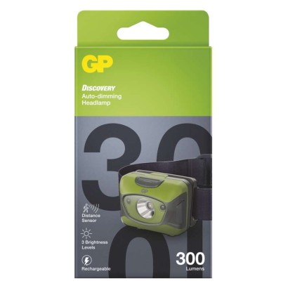 GP naglavna LED svetilka CHR41, 300 lm