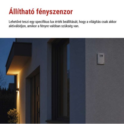 Szürkületérzékelő 1800W IP65