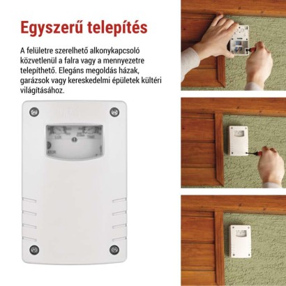 Szürkületérzékelő 1800W IP65