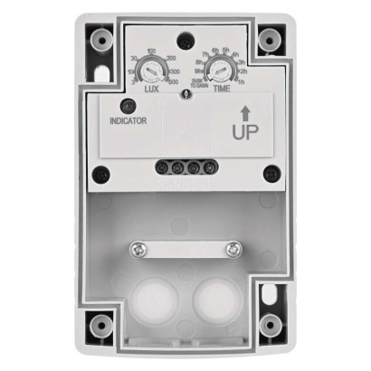 Soumrakové čidlo 1800W IP65 bílé