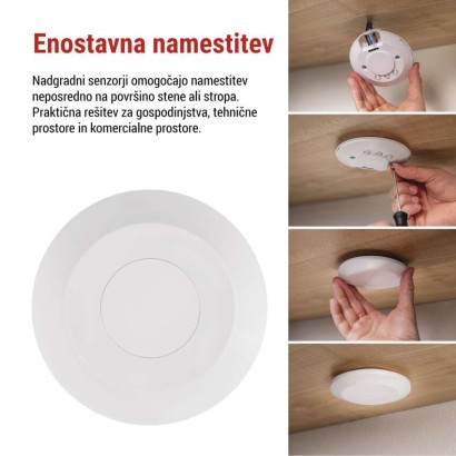Mikovalovni senzor prisotnosti IP20 24GHZ 2000W bel