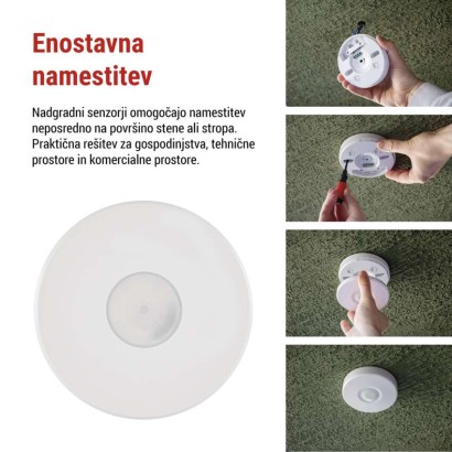 Senzor gibanja IP65 2000W, bel