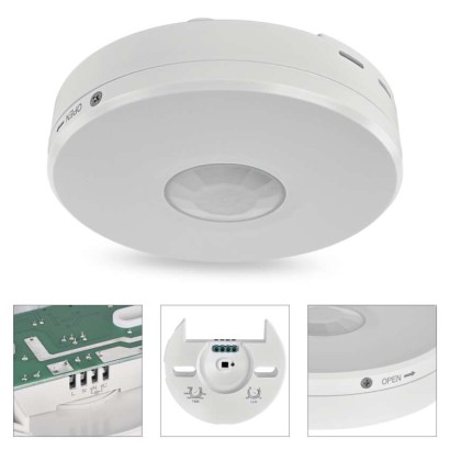 PIR senzor (pohybové čidlo) IP65 2000W, bílé