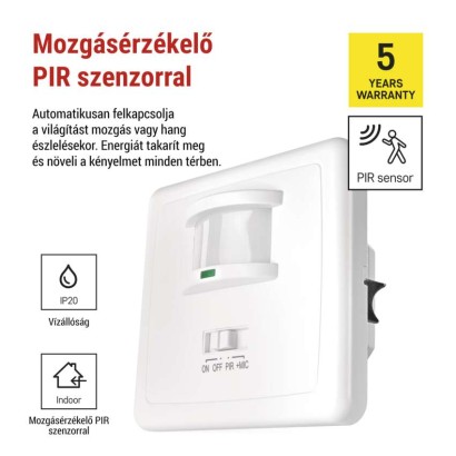 EMOS Mozgásérzékelő (PIR) IP20 1200W