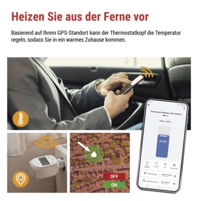 GoSmart Digitaler Heizkörperthermostat P5631S ZigBee 3.0