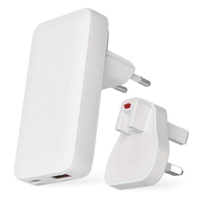 USB hálózati adapter GaN PD 65W, AC + kábel