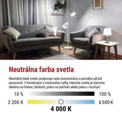 LED žiarovka Filament A60 / E27 / 11W (100W) / 1521 lm / neutrálna biela / stmievateľná