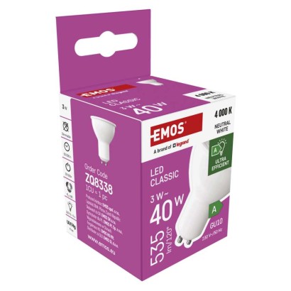 LED Lampe Classic MR16 A CLASS/ GU10 / 3 W (40 W) / 535 lm / Neutral Weiß