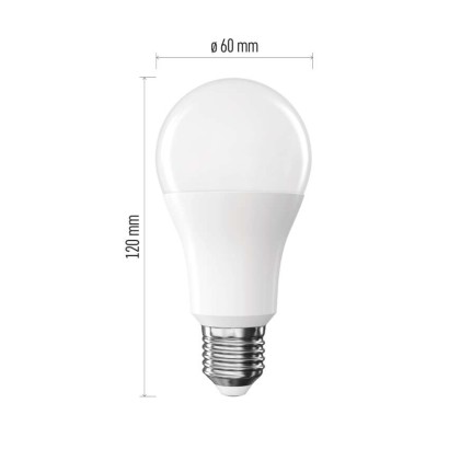 LED žárovka Classic A60 / E27 / 13 W (100 W) / 1521 lm / studená bílá